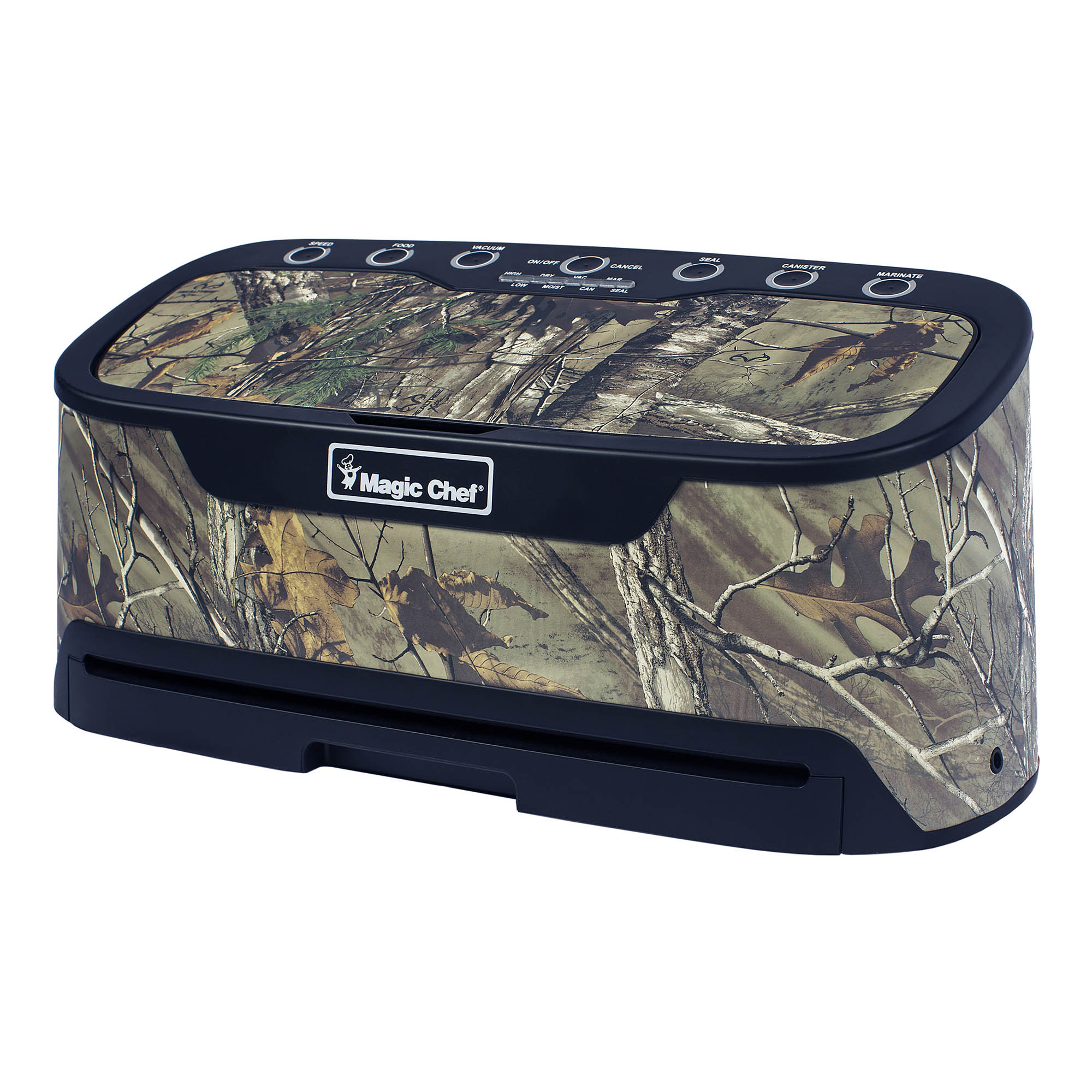 Magic Chef Freezer Food Vacuum Sealer w/ Bag Storage, Realtree Camo (Open Box)
