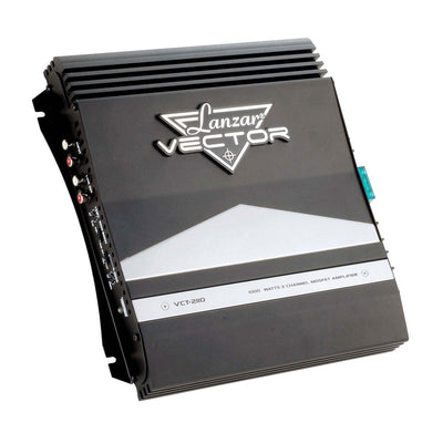 LANZAR VCT2110 Vector 1000 Watt 2 Channel Bridgeable Car Audio Amplifier Amp