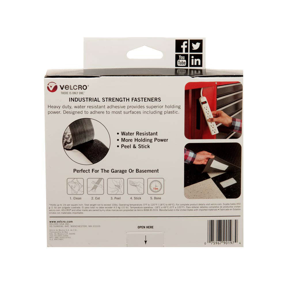 Sterilite 66 Qt Storage (12 Pack) Bundled with VELCRO® Brand 10 Ft Fastener Roll