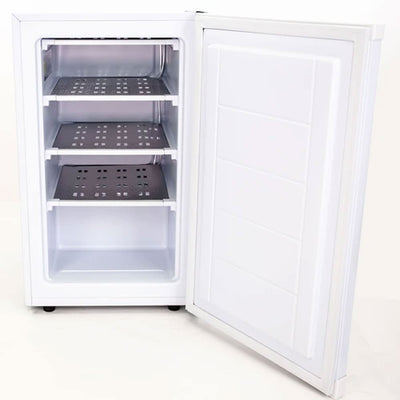 Avanti 2.8 Cubic Foot Small Compact Vertical Upright Freezer Chest, White (Used)