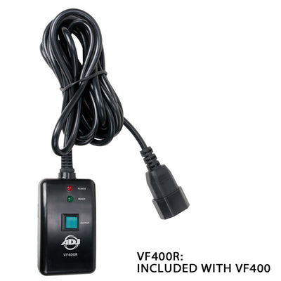 ADJ VF400 400W Mobile Fog Machine w/ 5L Internal Fluid Tank & Remote (2 Pack)