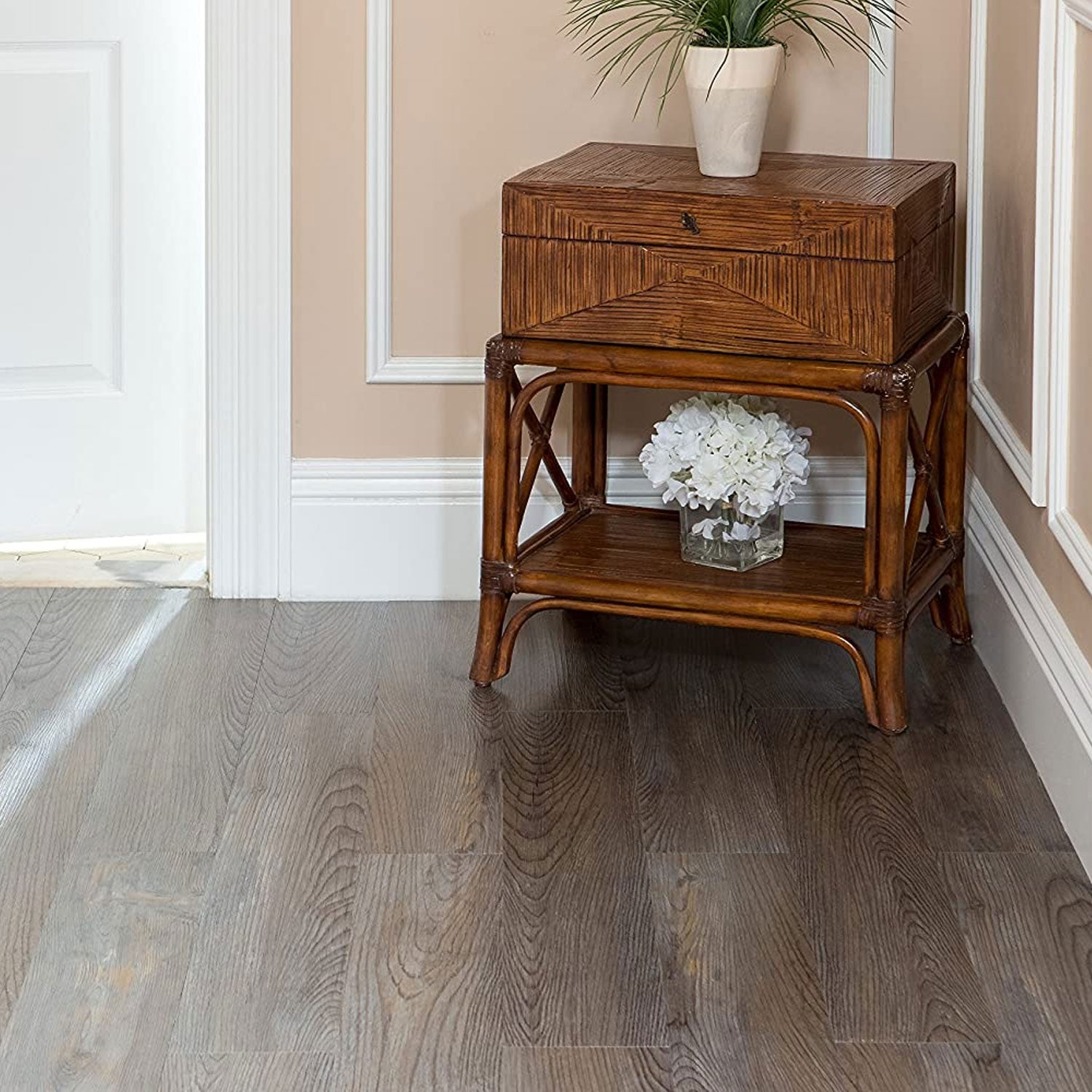 Achim Home Furnishings Tivoli II Peel & Stick Vinyl Floor Planks, Spruce, 10Pk - VMInnovations