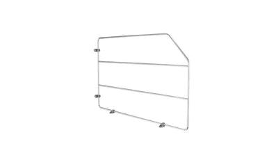 Rev-A-Shelf 12" Bakeware Divider for Wall/Base Cabinets, Chrome, 597-12CR-2-1