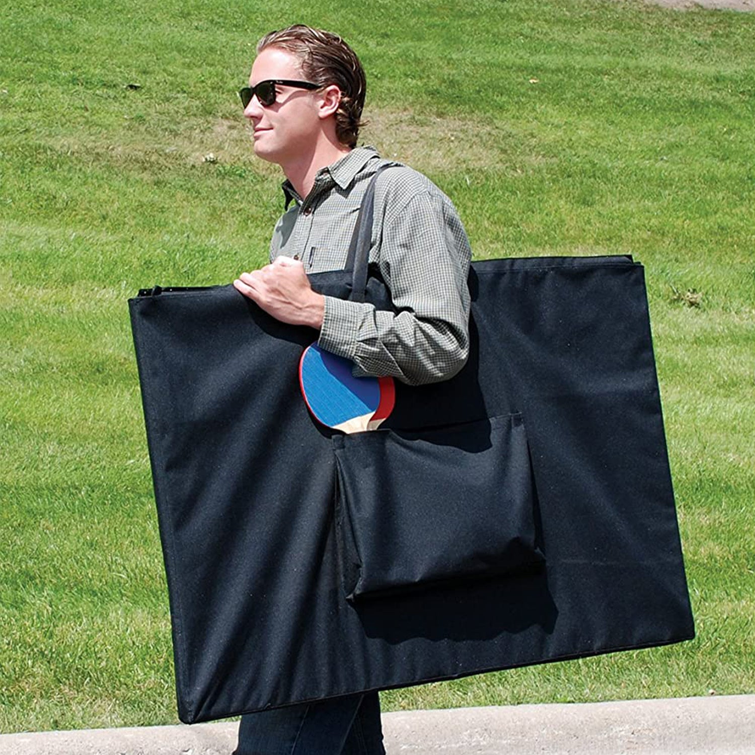 GLD Portable Table Tennis Ping-Pong Game Room Top + Bag