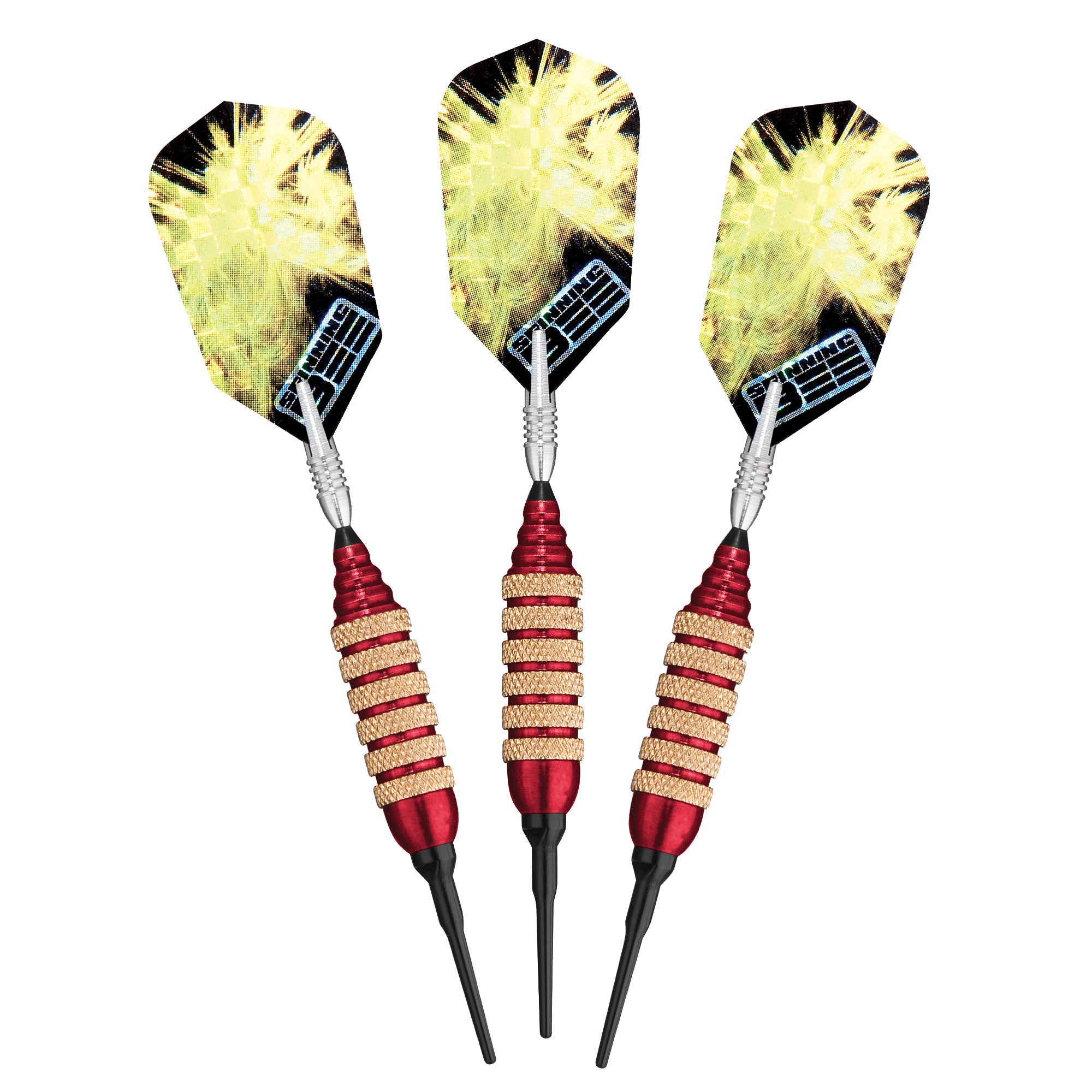 Viper Spinning Bee Red Soft Tip Blue Ring Darts, 16 Grams (Open Box)