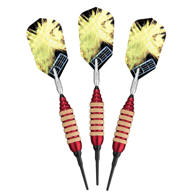 Viper Spinning Bee Red Soft Tip Blue Ring Darts, 16 Grams (Open Box)