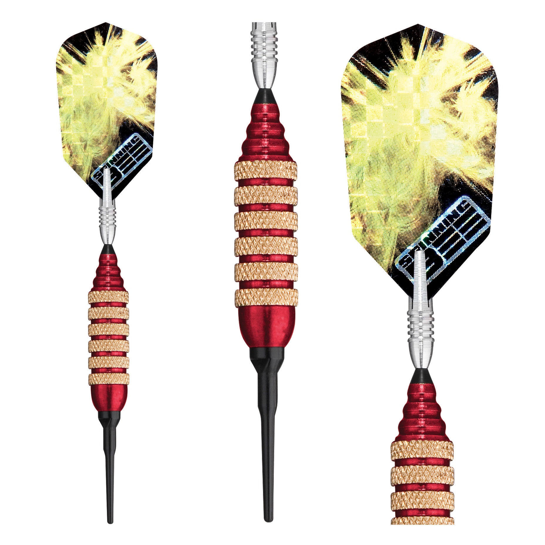 Viper Spinning Bee Red Soft Tip Blue Ring Darts, 16 Grams (Open Box)