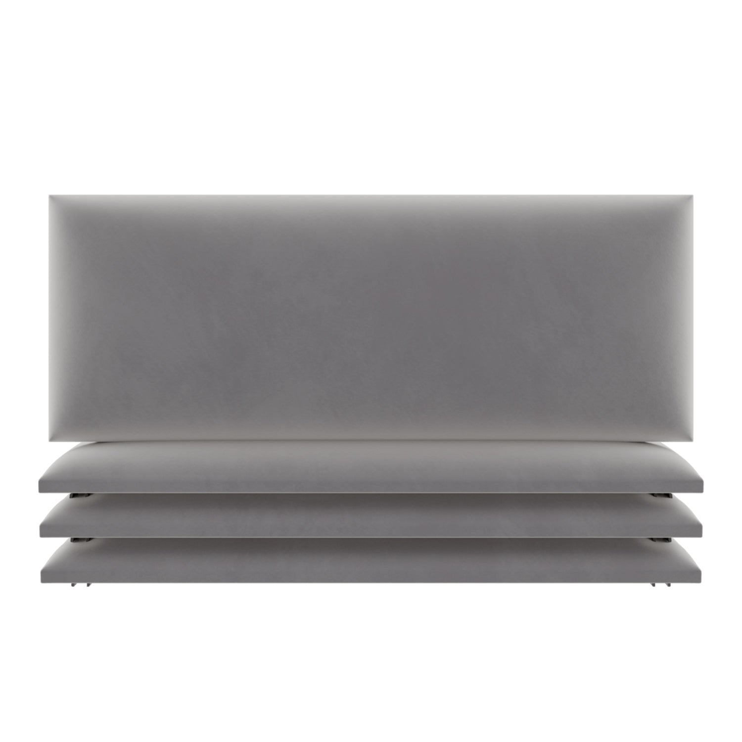 Vant 30 x 11.5 In Floating Decor Wall Panel, Platinum Gray (4 Pack) (Open Box) - VMInnovations