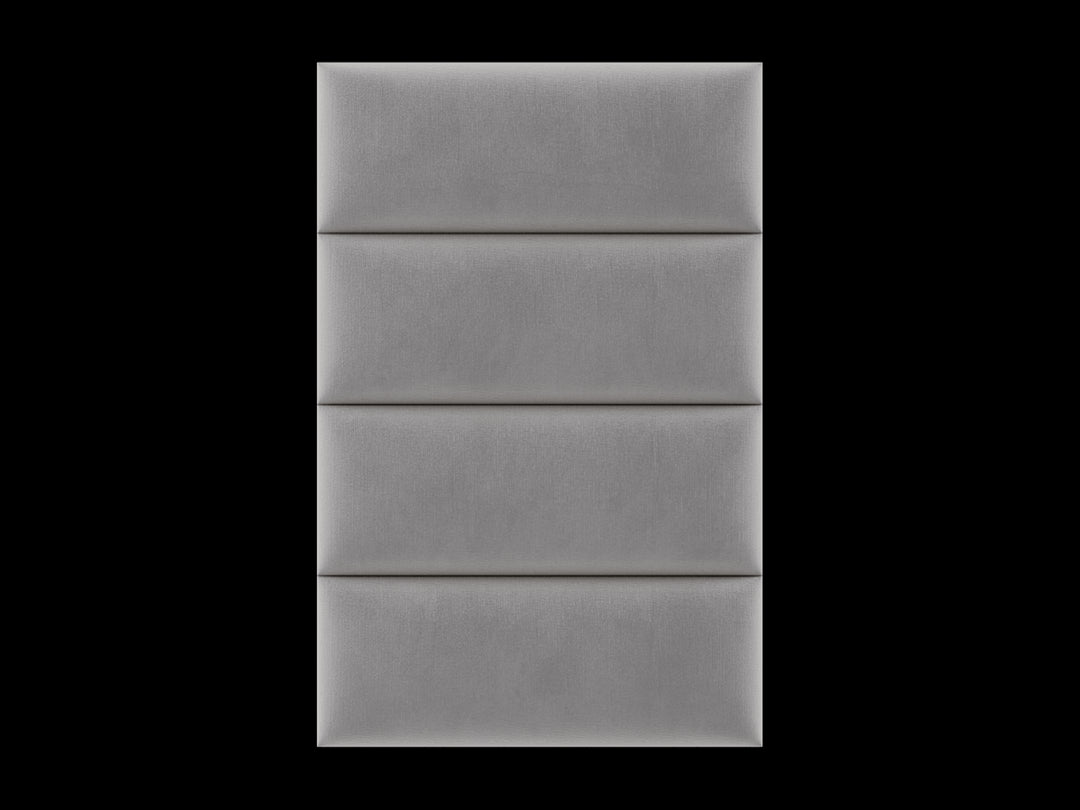 Vant 30 x 11.5 In Floating Decor Wall Panel, Platinum Gray (4 Pack) (Open Box)