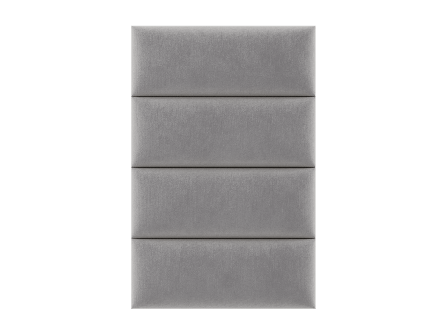 Vant 30 x 11.5 In Floating Decor Wall Panel, Platinum Gray (4 Pack) (Open Box)