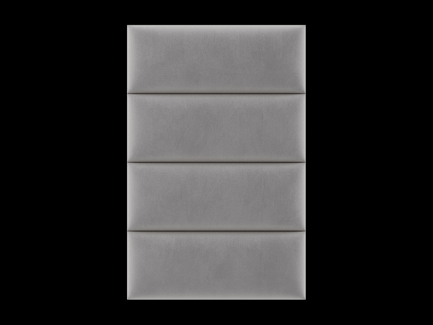 Vant 30 x 11.5 In Floating Decor Wall Panel, Platinum Gray (4 Pack) (Open Box) - VMInnovations