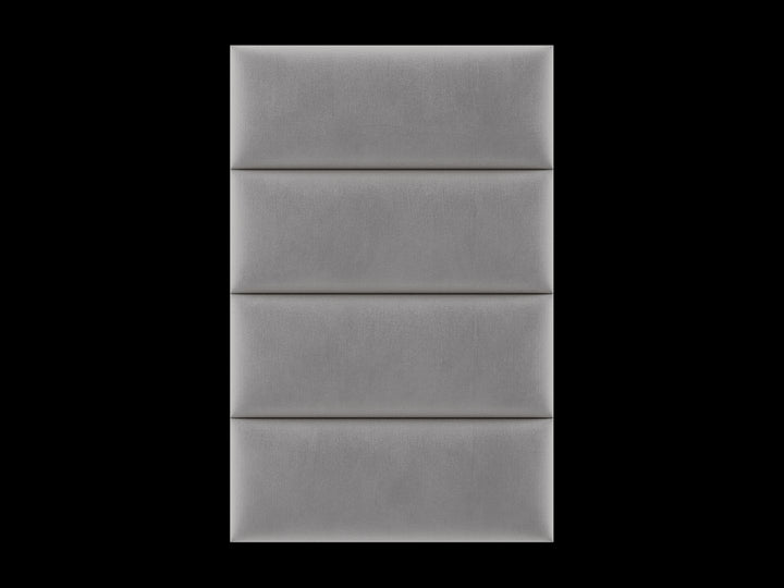 Vant 30 x 11.5 In Floating Decor Wall Panel, Platinum Gray (4 Pack) (Open Box)
