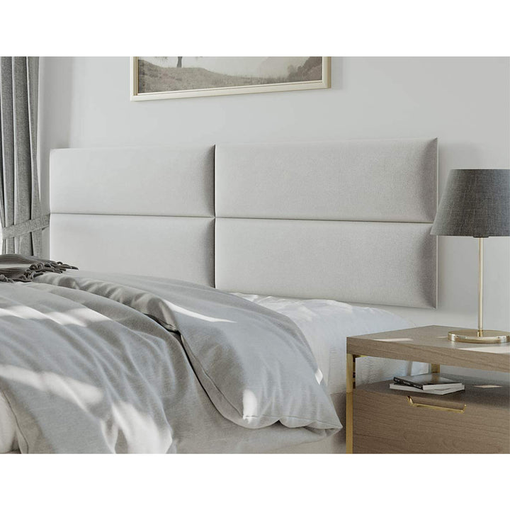 Vant 30 x 11.5 In Floating Decor Wall Panel, Platinum Gray (4 Pack) (Open Box)