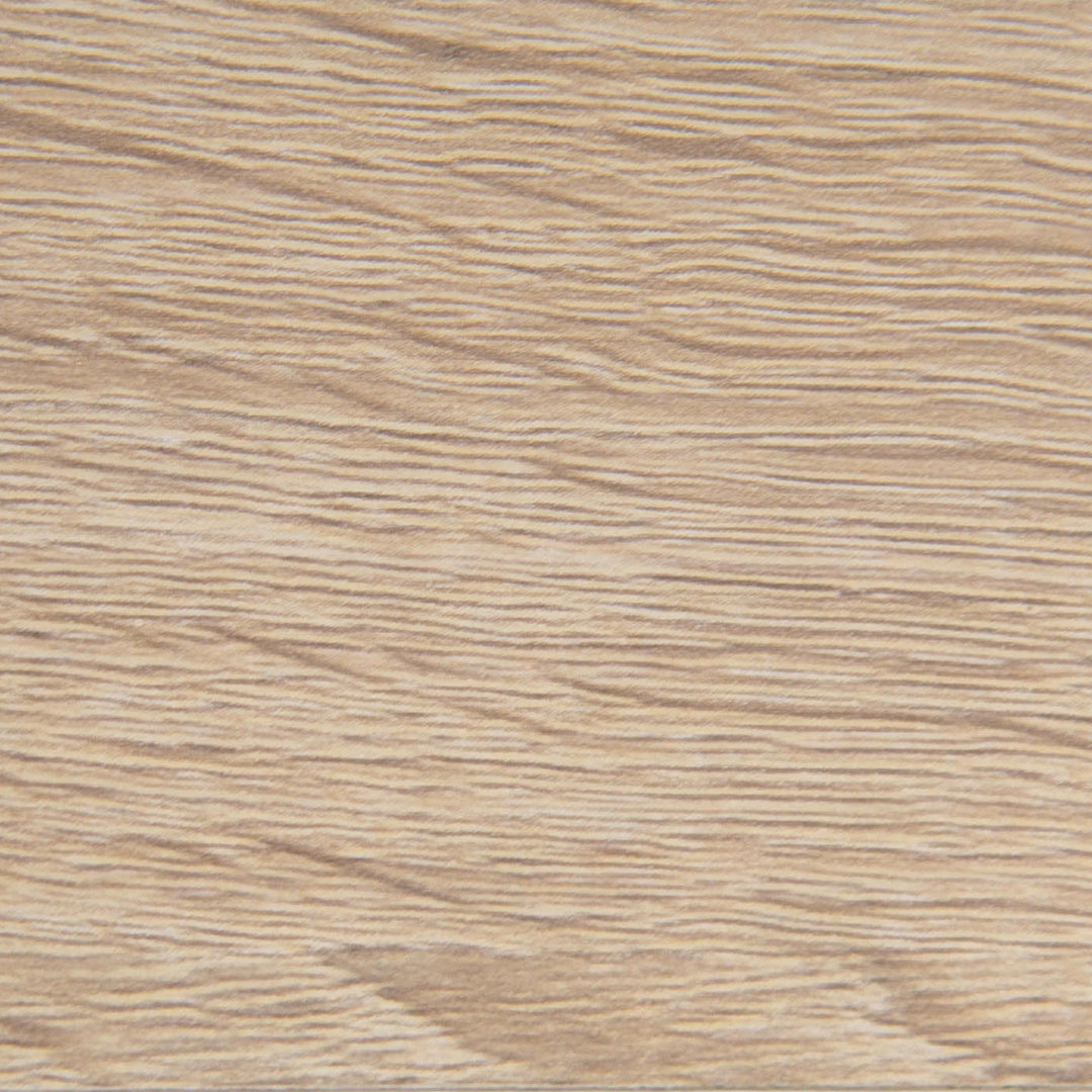 Monarch Natural Wood-Look Finish Chrome Metal Design Coffee Table (Used) - VMInnovations