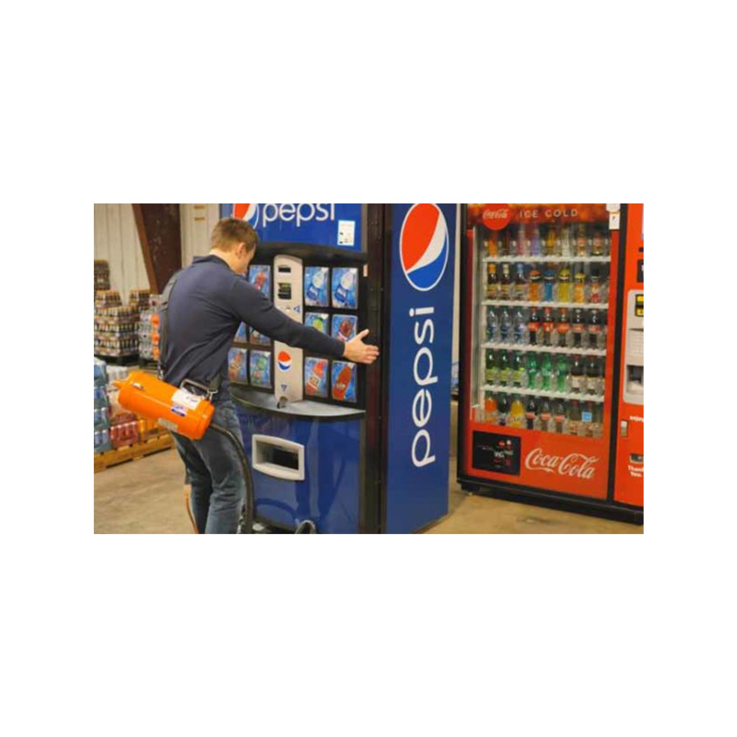 Airsled Vending Mover with Vacuum Capability, Single Speed, 1400 Pound Capacity