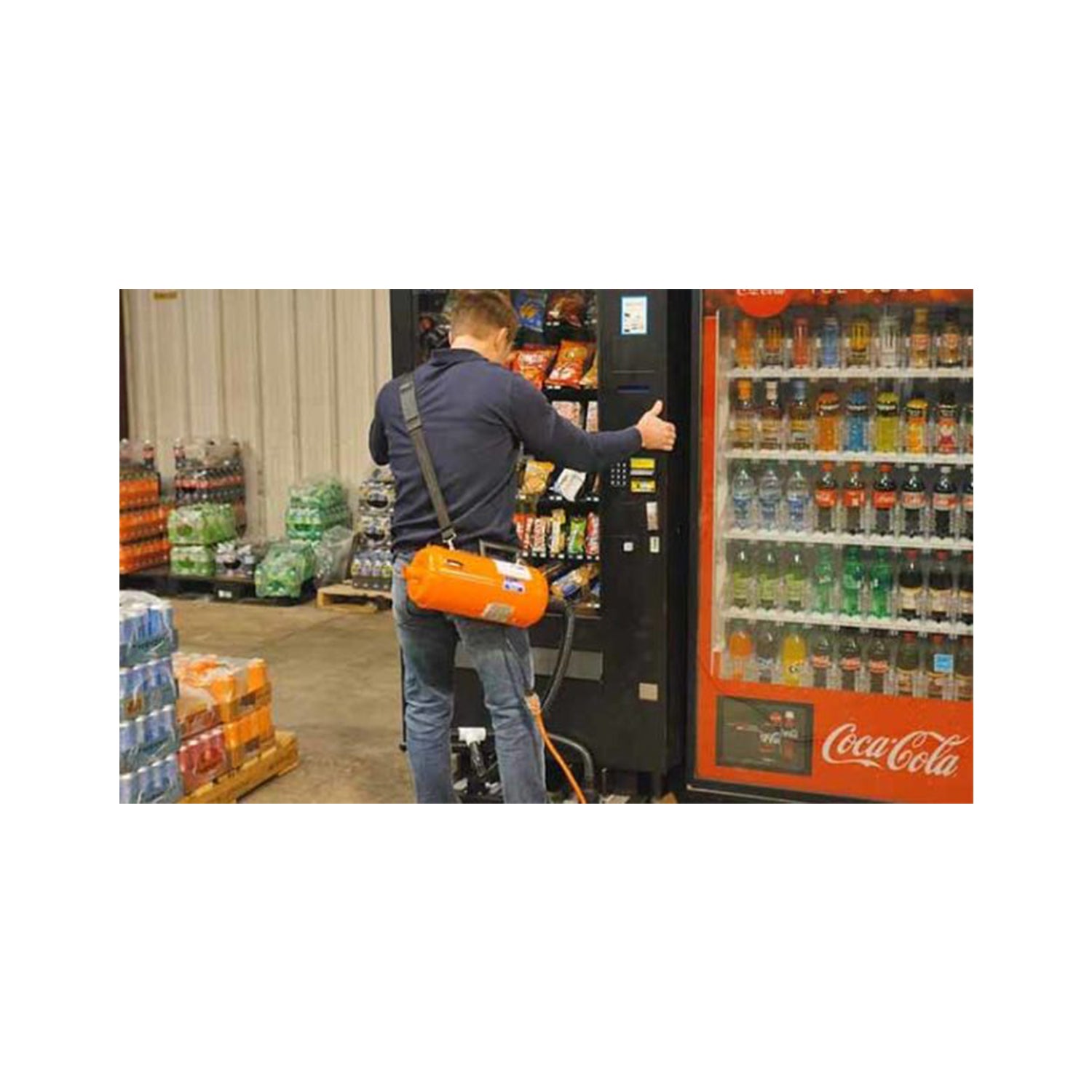 Airsled Vending Mover with Vacuum Capability, Single Speed, 1400 Pound Capacity