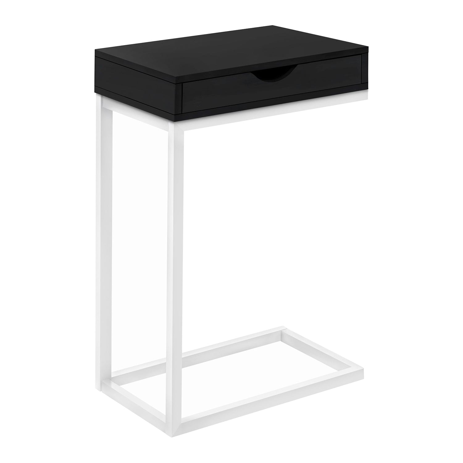 Monarch Specialties 24.5 Inch Accent C Shaped Table with Drawer (For Parts) - VMInnovations