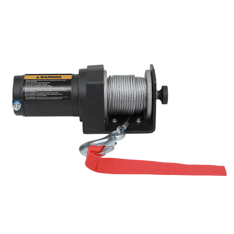 Rockland 2,000 Pound 12 Volt DC Electric Integrated ATV Winch (Wire Rope) (Used)