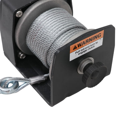 Rockland 2,000 Pound 12 Volt DC Electric Integrated ATV Winch (Wire Rope) (Used)