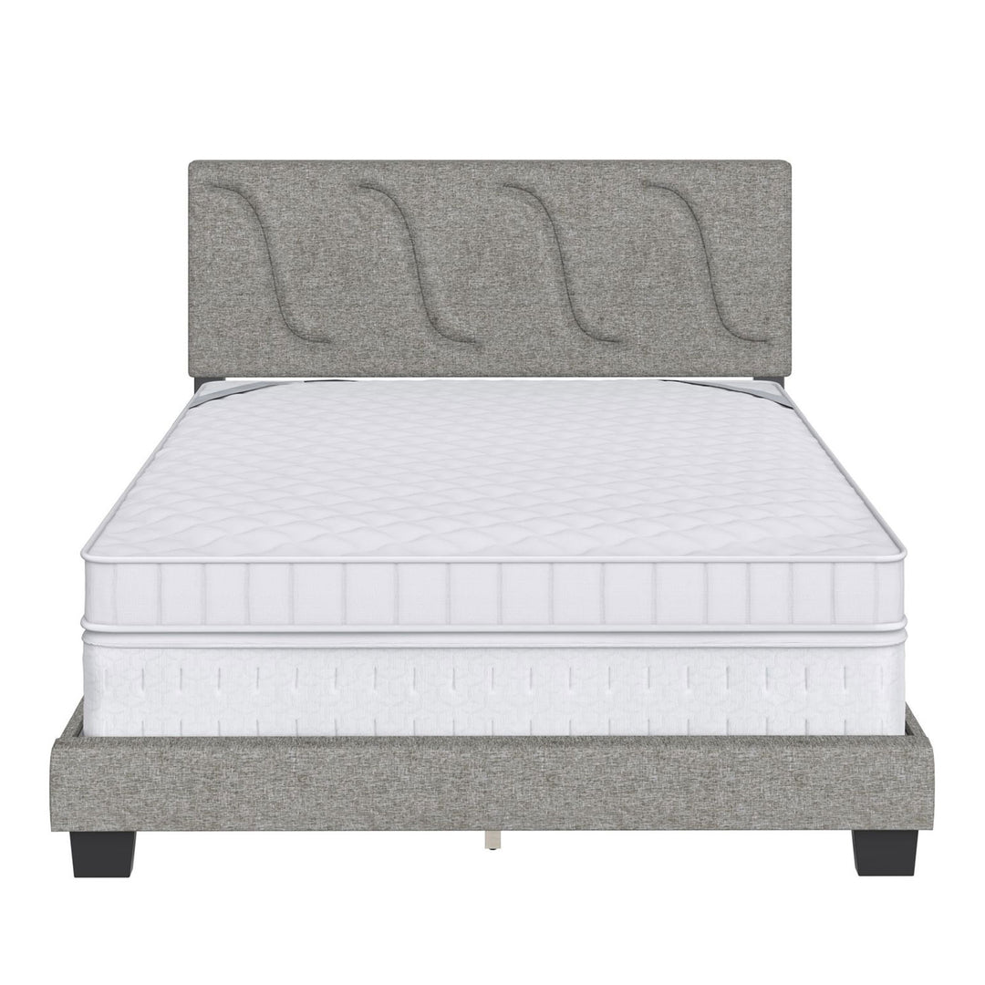 Boyd Sleep Aberdeen Upholstered Full Platform Bed Frame & Headboard (Open Box) - VMInnovations