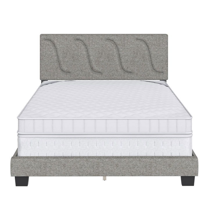 Boyd Sleep Aberdeen Upholstered Full Platform Bed Frame & Headboard (Open Box) - VMInnovations