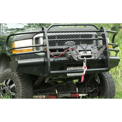 Rockland 12,000 Lb 12V Integrated Vehicle Winch (Synthetic Rope) (Open Box)