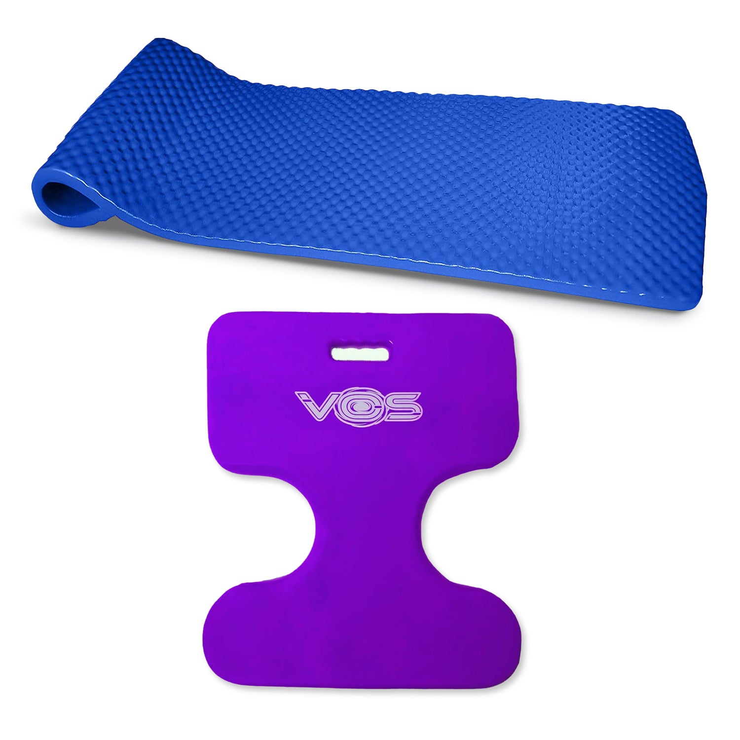 Vos 72" Chlorine Resistant Swimming Pool Float and Oasis Water Saddle Float Seat