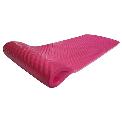 Vos 72" Soft Wavy Foam UV Chlorine Resistant Water Pool Float, Pink (2 Pack)