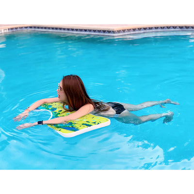 Vos Water Saddle Pool Floating Seat for Adults & Kids, Graphic Print (2 Pack) - VMInnovations