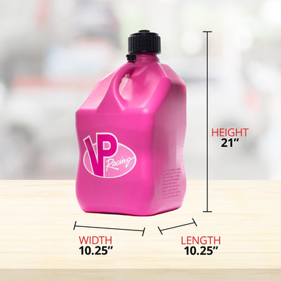 VP Racing 5.5 Gallon Liquid Utility Jug, Pink (8 Pack)