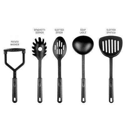 Vremi 15 Piece Nonstick Aluminum Cookware Set with Kitchen Utensil (Open Box)