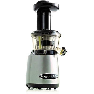 Omega VRT400HDS 80 RPM Vertical Continuous Masticating Fruit and Veggie Juicer
