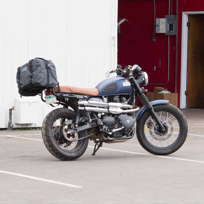 Vuz Moto VUZ-DDB Waterproof Motorcycle 45 Liter Duffle Bag, Gray (Open Box)