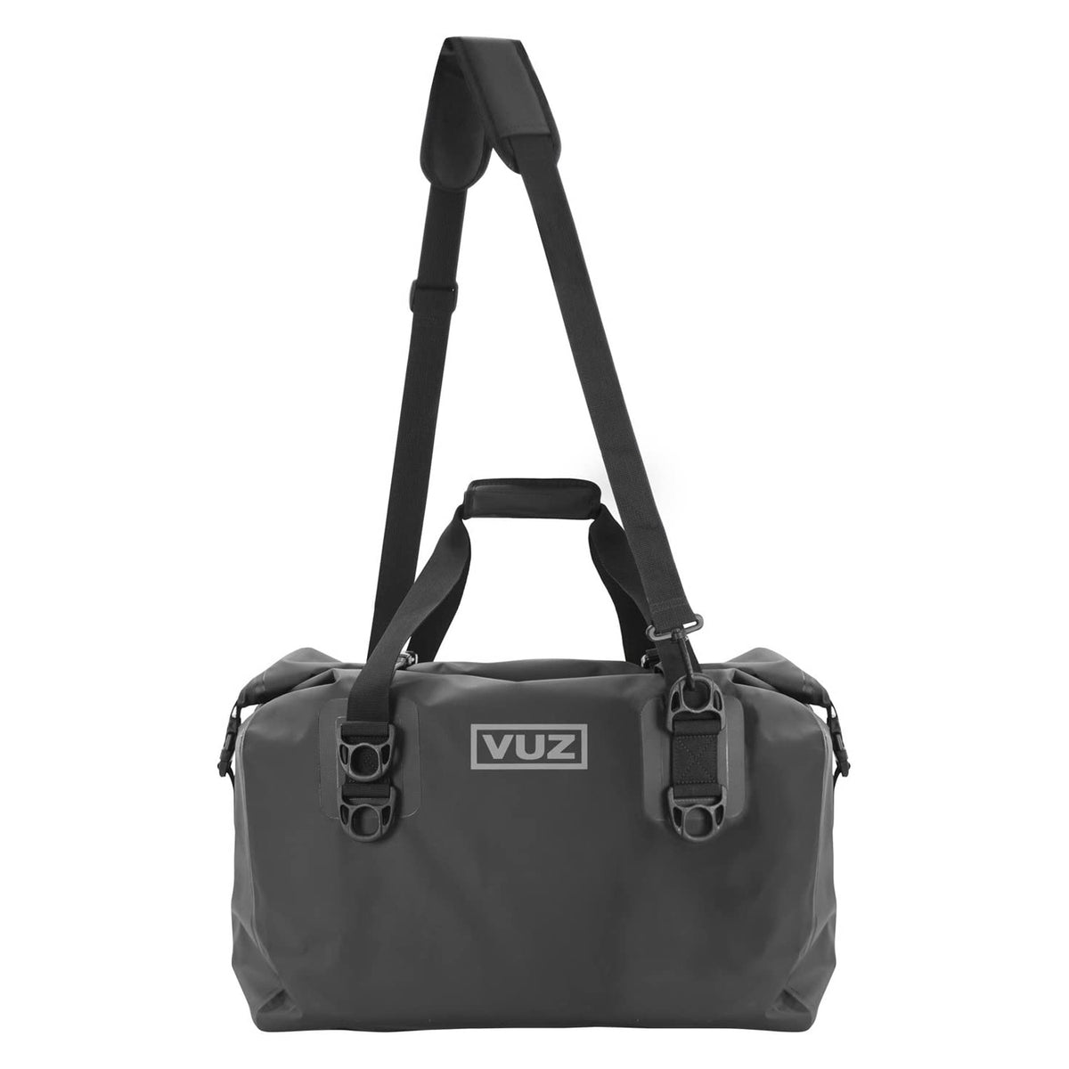 Vuz Moto VUZ-DDB Waterproof Motorcycle 45 Liter Duffle Bag, Gray (Open Box)