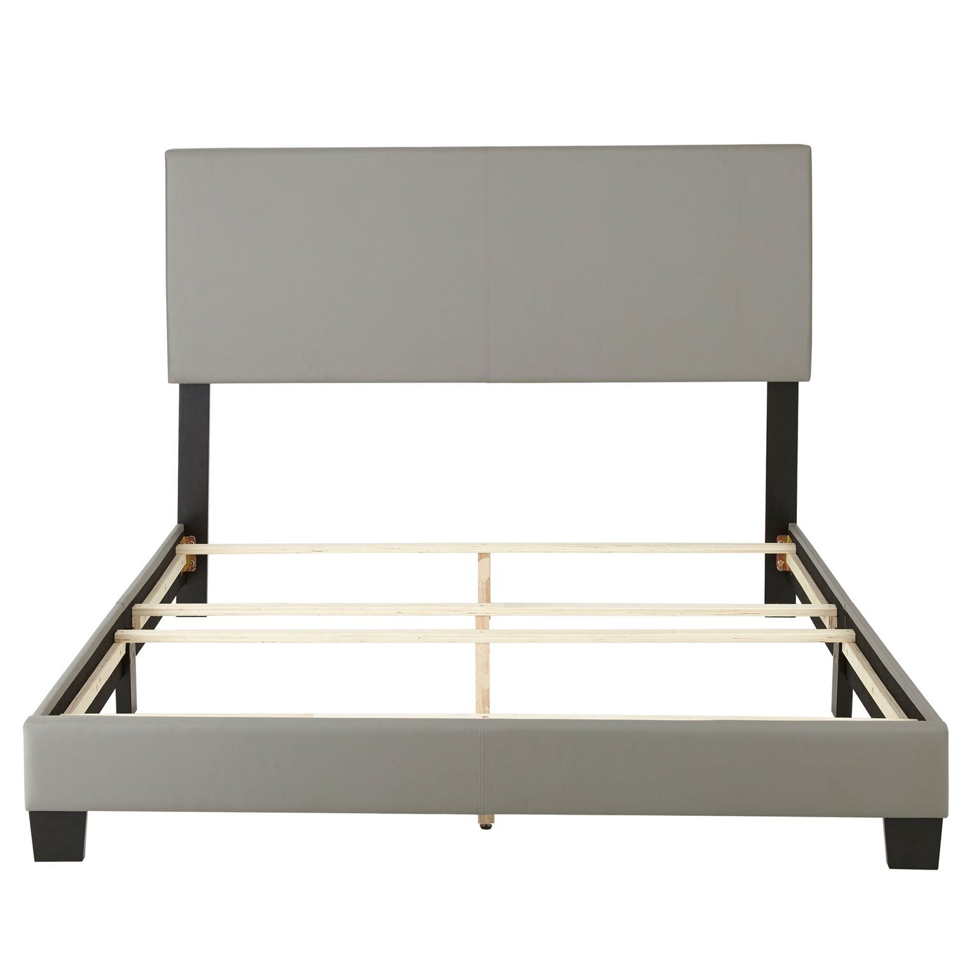 Boyd Sleep Montana Queen Bed Frame Foundation and Headboard, Grey (Open Box)