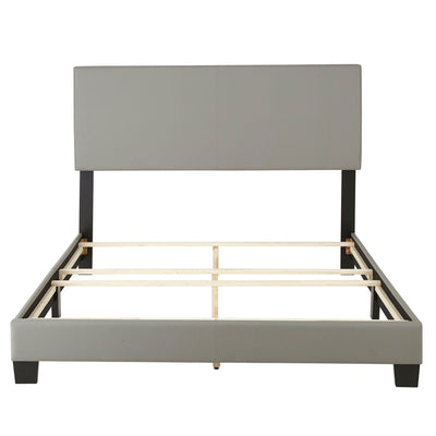 Boyd Sleep Montana Queen Bed Frame Foundation and Headboard, Grey (Open Box)
