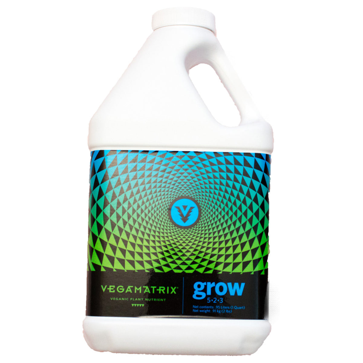 VX50010 Grow Plant Food for Veggies, Flowers, and More, 1 Quart Jug (Open Box)