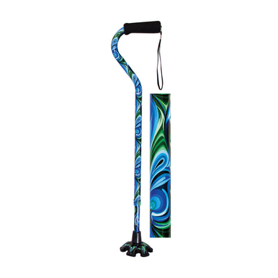 Essential Medical Supply Couture Fashion Cane w/ Super Bigfoot Tip (Open Box)