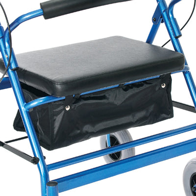 Essential Medical Supply Endurance HD Heavy Duty 4 Wheel Walker, Blue (Open Box)