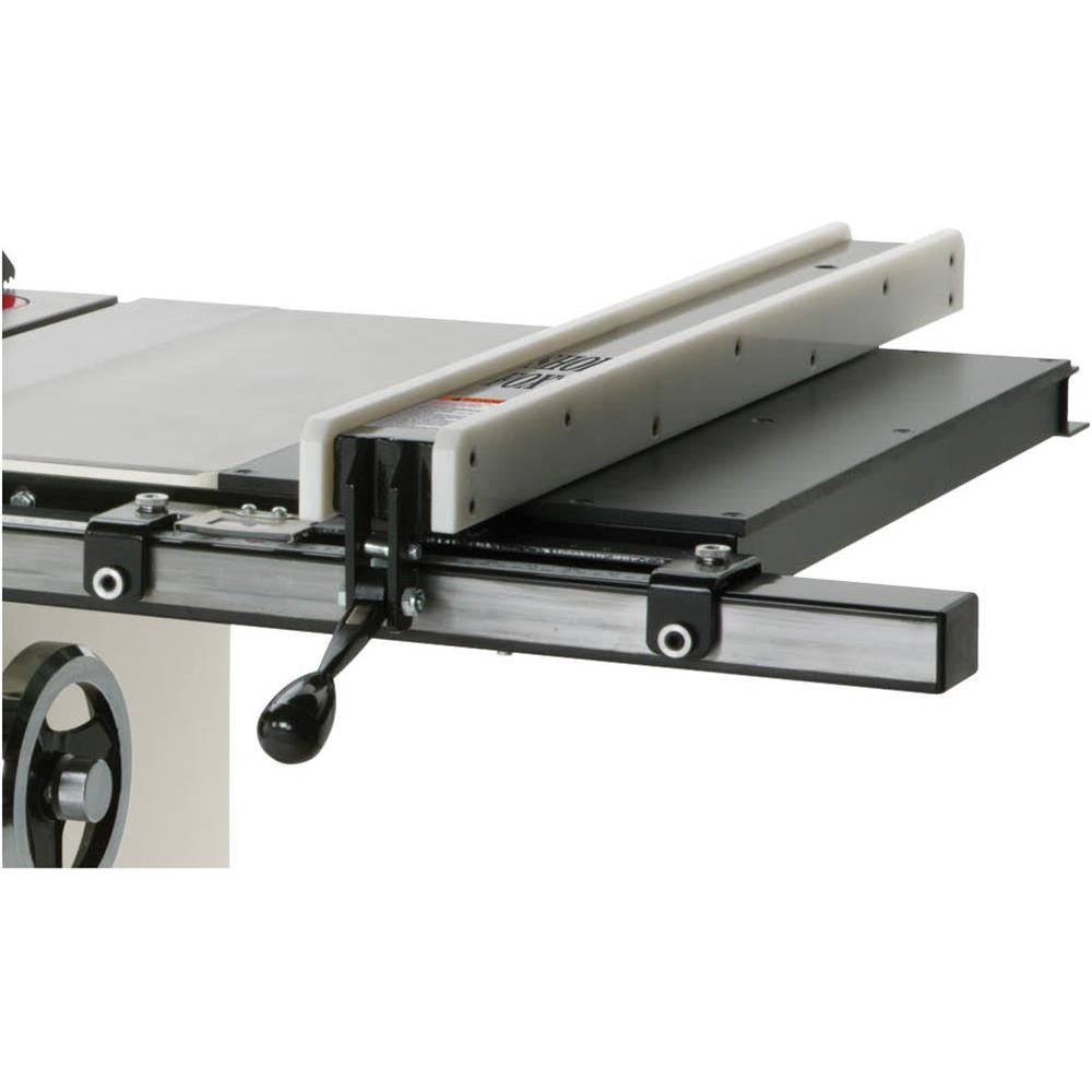 Shop Fox W1820 3-HP Cabinet Table Saw with Riving Knife and Long Rails, White