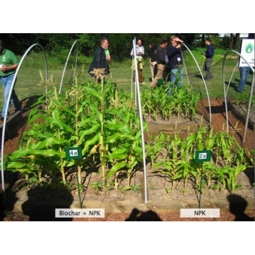 The HC Companies Flower Pot Planter w/ Wakefield Biochar Garden Soil Conditioner - VMInnovations