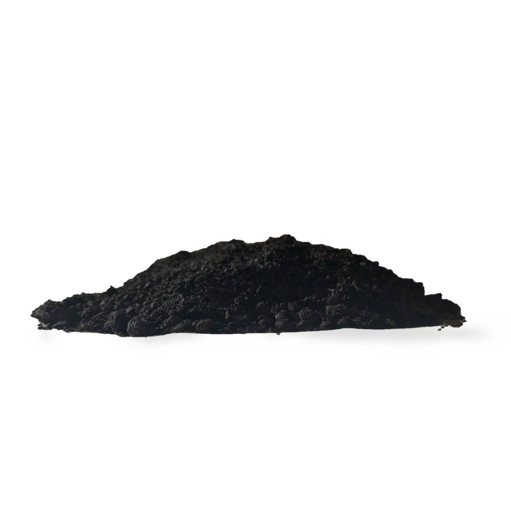 HC Companies Terrazzo 36 In Plant Saucer w/ Wakefield HERO Blend Garden Compost