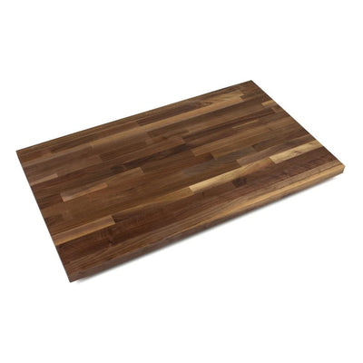 John Boos 60 x 30 inch Walnut Wood Countertop Cutting Board & Maintance Set - VMInnovations