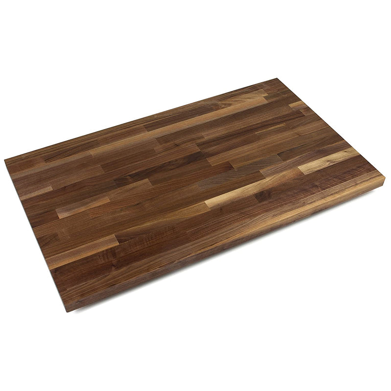 John Boos Blended Walnut Butcher Cutting Block for Kitchen Counter or Island Top