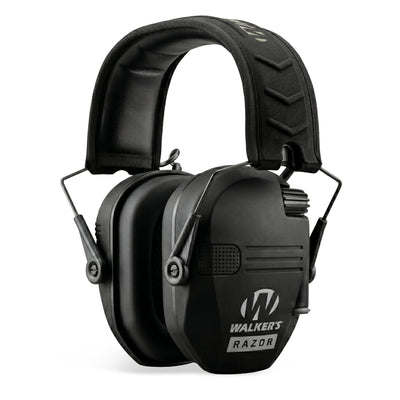 Walker's Razor Slim Shooter Folding Muff Noise Reduction Earmuffs, Black (Used) - VMInnovations