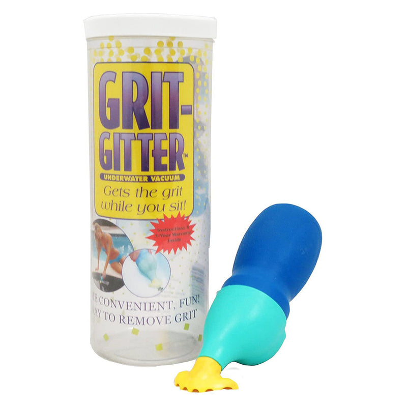 Water Tech Handheld Pool Blaster Grit Gitter Spa Spot Cleaner and Vacuum, Blue