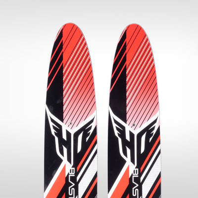 Blast 67" Water Skis w/ Trainer Bindings, One Size, Red (Open Box)