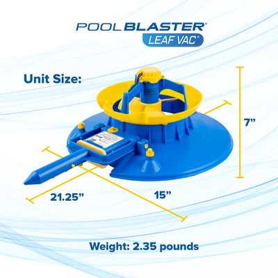 Water Tech LVAC100 Swimming Pool Blaster Battery Powered Hoseless Leaf Vacuum - VMInnovations