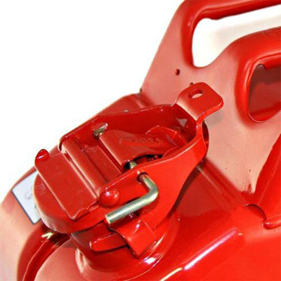 Wavian 5.3 Gal/20 L CARB Jerry Can and 1.3 Gal/5 L Steel Jerry Can, Red