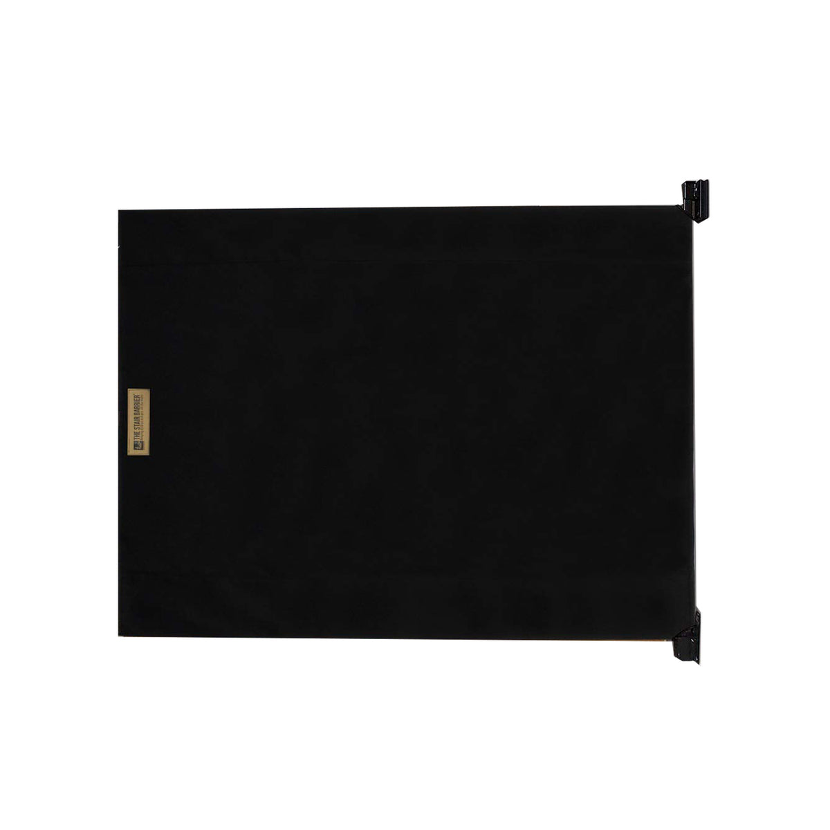THE STAIR BARRIER 43 to 52" Banister to Wall Fabric Baby Pet Gate, Just Black - VMInnovations